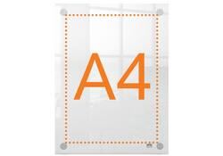 Infobord Nobo Premium Plus A4 acryl wand