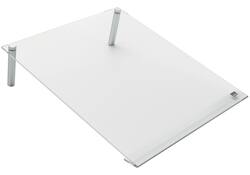 Notitiebord Nobo transparant acryl schuin A4