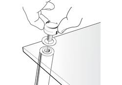 Notitiebord Nobo transparant acryl schuin A4