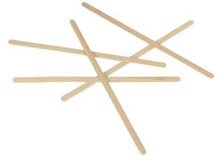 Roerstaafje IEZZY 140mm hout 1000 stuks