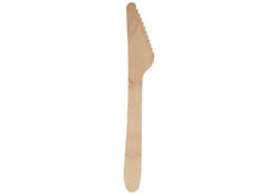 Mes IEZZY 160mm hout 100stuks