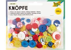 Knopen Folia 100 gram assorti