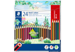 Kleurpotloden Staedtler Noris set à 20+4 kleuren
