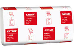 Handdoek Katrin Z-vouw 2-laags wit 240x240mm