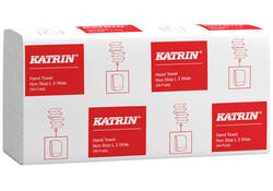 Handdoek Katrin W-vouw 3-laags wit 320x240mm
