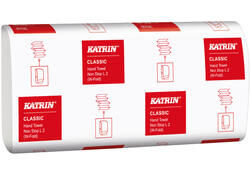 Handdoek Katrin 61594 W-vouw Classic 2laags 20,3x32cm 25x120st