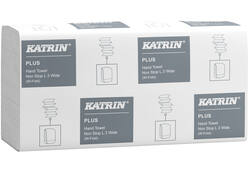Handdoek Katrin W-vouw Plus 3-laags 320x240mm 25x90st