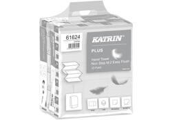 Handdoek Katrin 61624 Z-vouw Plus sneloplossend 2laags 20,3x24cm 15x160st