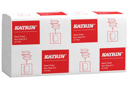 Handdoek Katrin Z-vouw 2-laags wit 240x203mm 25x160st