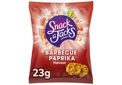Mini rijstwafels Snack-a-Jacks barbeque paprika