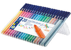 Kleurstift Staedtler 323 Triplus color à 20 kleuren