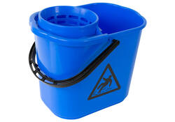 Mopemmer spaans Cleaninq met korf 12L blauw
