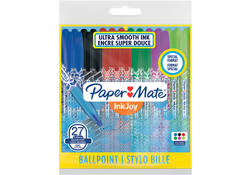 Balpen Paper Mate Inkjoy 100 Wrap set à 6 kleuren 27 stuks
