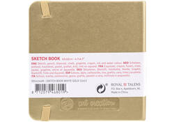 Schetsboek Talens Art Creation goudgeel 12x12cm 140gr 80vel