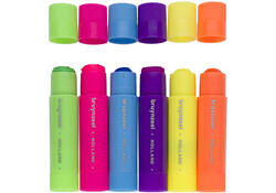 Plakkaatverf sticks Bruynzeel Neon 6 kleuren
