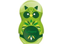 Puntenslijper Maped Mini Cute Loopy 1gaats met gum display á 24 stuks assorti