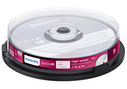 DVD+R Philips 4.7GB 16x SP (10)