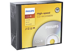 CD-R Philips 80Min 700MB 52x SL (10)