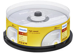 CD-R Philips 80Min 700MB 52x SP (25)