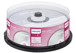 DVD-R Philips 4.7GB 16x SP (25)