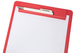 Klembord MAULgo uni recycled A4 staand rood