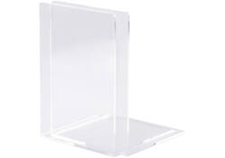 Boekensteun MAUL acryl 12x12x17cm set 2 glashelder