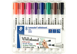 Viltstift Staedtler Lumocolor 351 whiteboard set à 8 stuks assorti