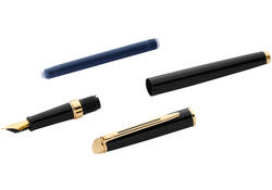 Vulpen Waterman Hémisphère black lacquer GT medium