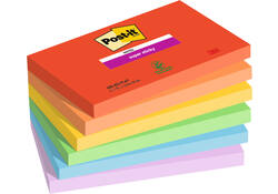 Memoblok Post-it 655 Super Sticky 76x127mm Playful