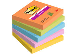 Memoblok Post-it 654 Super Sticky 76x76mm Boost