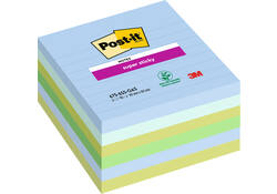 Memoblok Post-it 675-6 Super Sticky 101x101mm Oasis