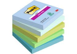 Memoblok Post-it 654 Super Sticky 76x76mm Oasis