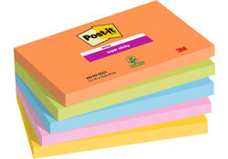 Memoblok Post-it 655 Super Sticky 76X127mm Boost