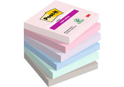 Memoblok Post-it 654 Super Sticky 76x76mm Soulful