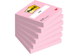Memoblok Post-it 654 76x76mm roze