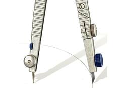 Passer Staedtler Mars 553 met snelverstelling en verlengstuk