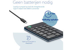 Toetsenbord R-Go Ergonomisch Numpad Break Wireless