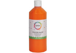 Plakkaatverf Qrea oranje 500ml