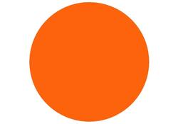 Plakkaatverf Qrea oranje 500ml