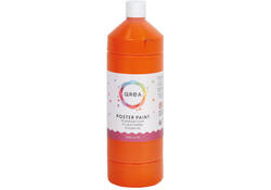 Plakkaatverf Qrea oranje 1000ml