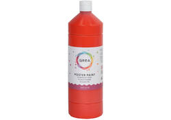 Plakkaatverf Qrea lichtrood 1000ml
