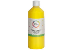 Plakkaatverf Qrea geel 500ml