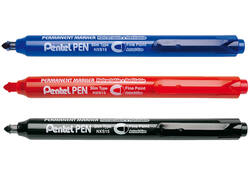 Viltstift Pentel NXS15 1mm rood