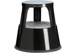 Opstapkruk BRASQ 42cm metaal zwart