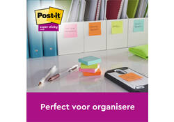 Memoblok Post-it 654 RSS12COL 76x76mm recycled colour notes pastel