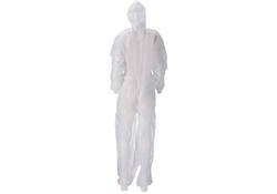 Overall CMT L non-woven ritssluiting PP wit