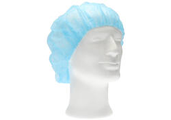 Haarnet CMT bouffant non-woven M 50cm PP blauw