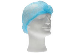 Haarnet CMT clip non-woven L 53cm PP blauw