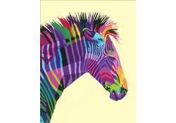 Schilderen op nummers CreArt Zebra