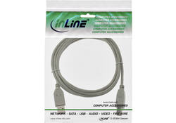 Kabel InLine USB-A USB-B 2.0 M 3 meter beige